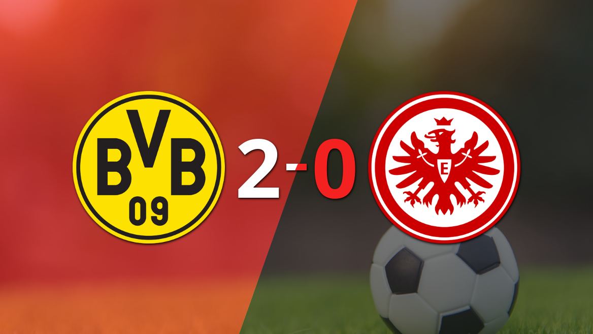 Doblete de Jamie Bynoe-Gittens guió el triunfo de Borussia Dortmund sobre Eintracht Frankfurt