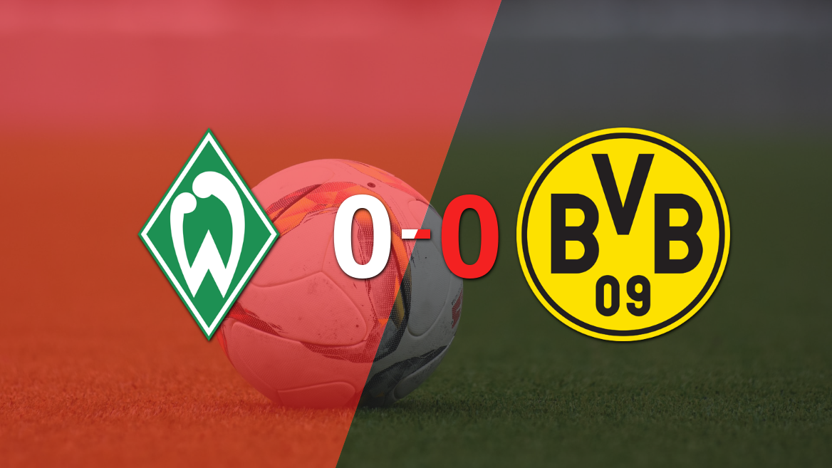 Werder Bremen y Borussia Dortmund igualaron sin goles en el marcador