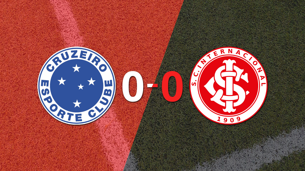 Cruzeiro e Internacional no se sacaron ventaja y terminaron sin goles