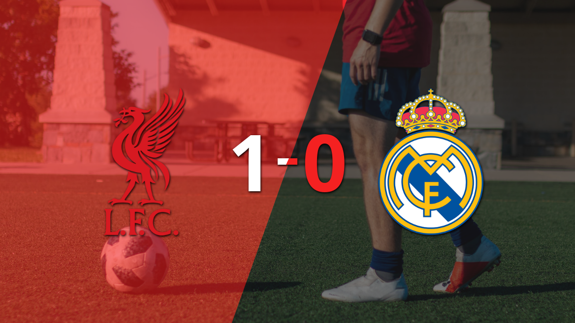 A Liverpool le alcanzó con un gol para derrotar a Real Madrid en el estadio Anfield