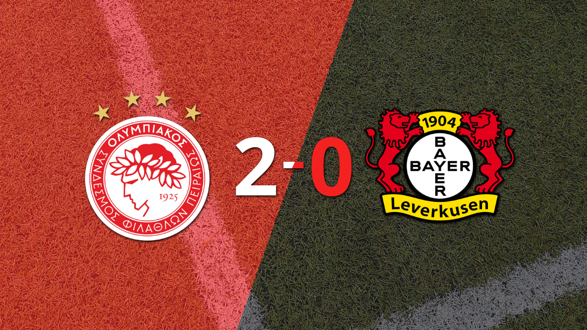 Olympiacos deja a Bayer Leverkusen en cero con un triunfo 2-0