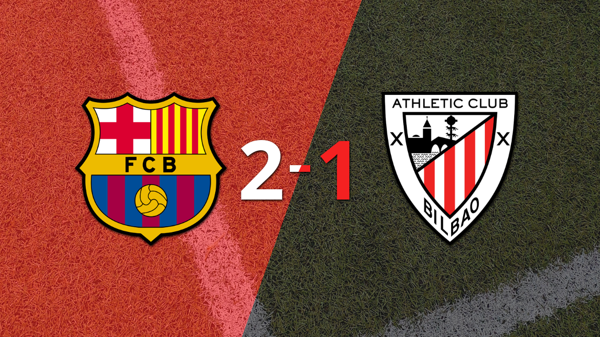 Athletic Bilbao sufre una derrota 2-1 contra Barcelona