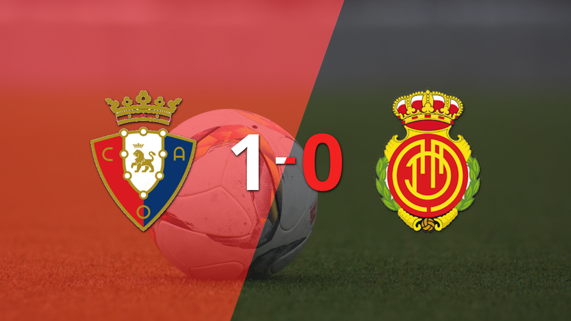 Osasuna venció a Mallorca 1 a 0 en el estadio el Sadar