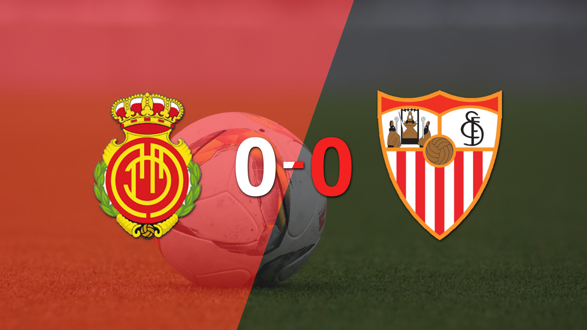 Mallorca y Sevilla igualaron sin goles en el marcador