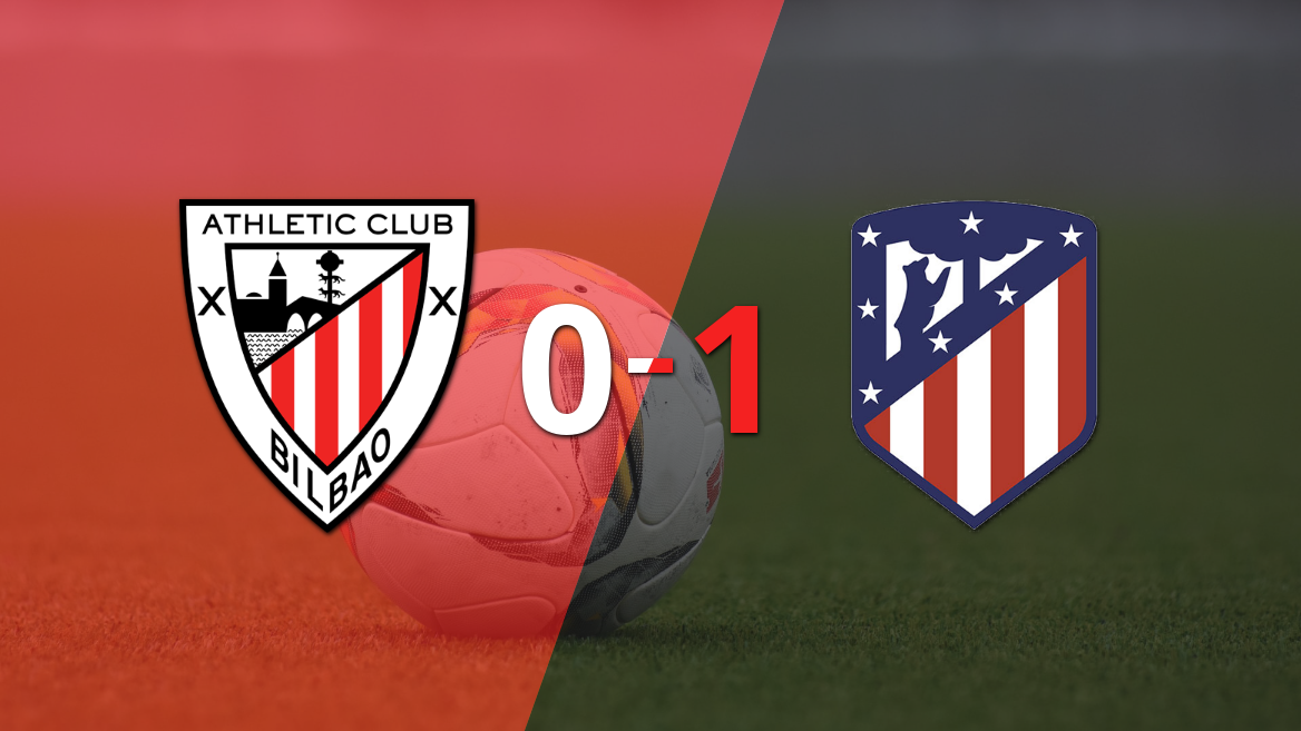 Atlético de Madrid se quedó con el triunfo 1-0 ante Athletic Bilbao con un gol agónico de Ángel Correa