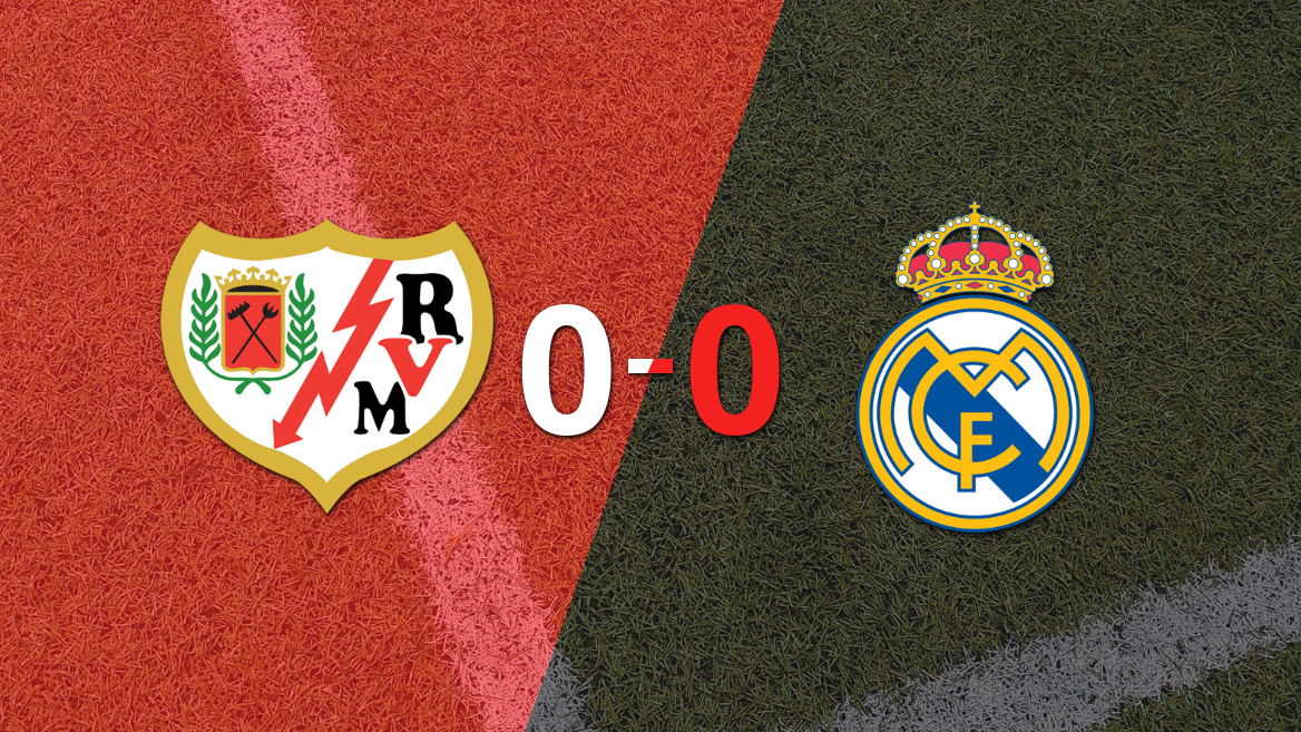 Rayo Vallecano y Real Madrid no se sacaron ventaja y terminaron sin goles