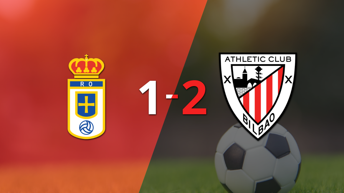Athletic Bilbao voltea el marcador y triunfa 2 a 1 ante Real Oviedo