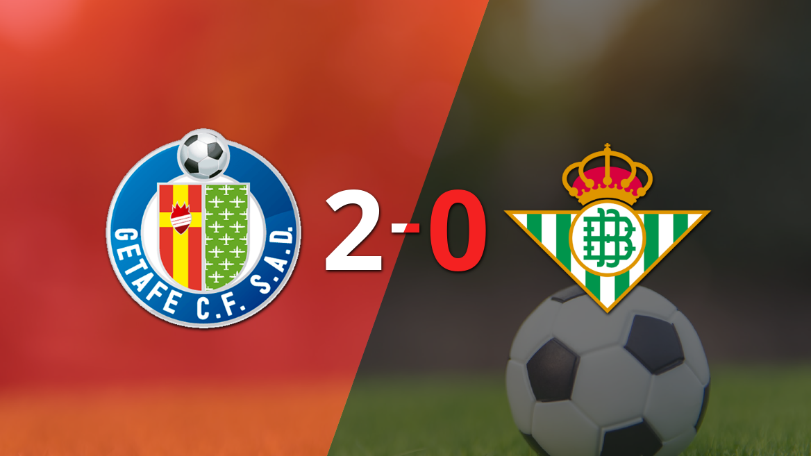 Getafe dominó a Betis con un 2-0 en un partido electrizante