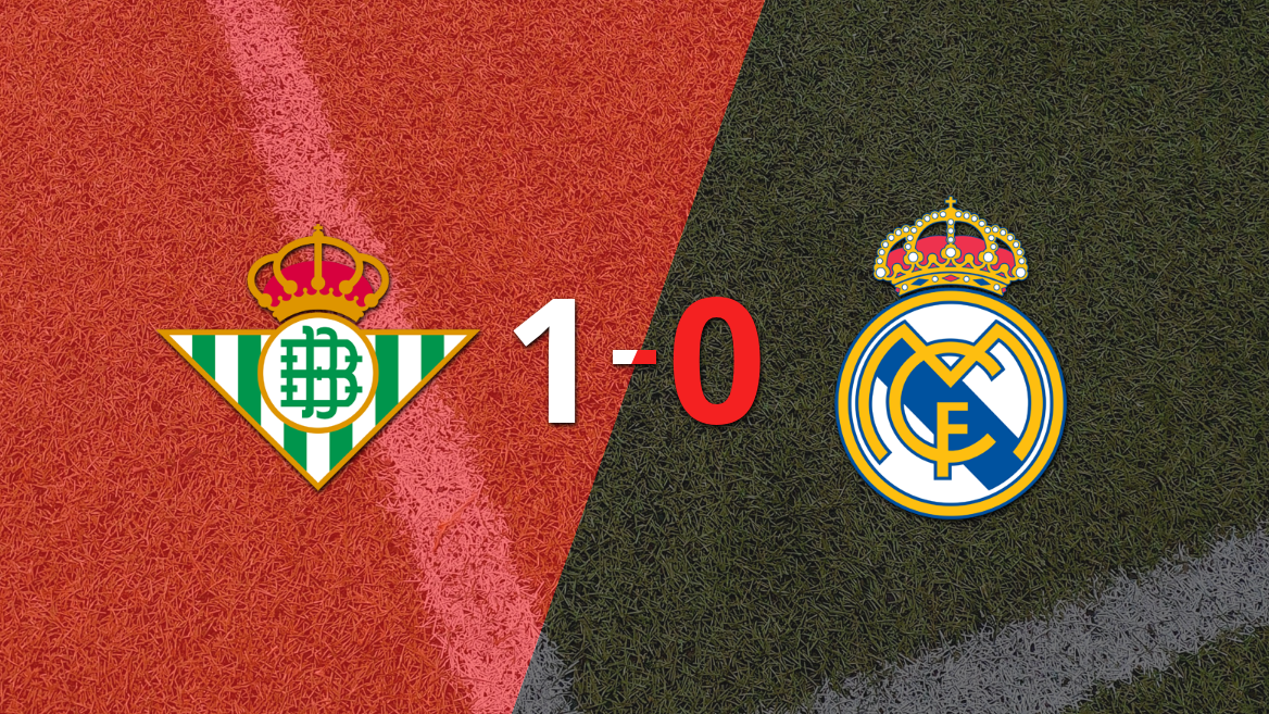 Betis derrotó 1-0 a Real Madrid