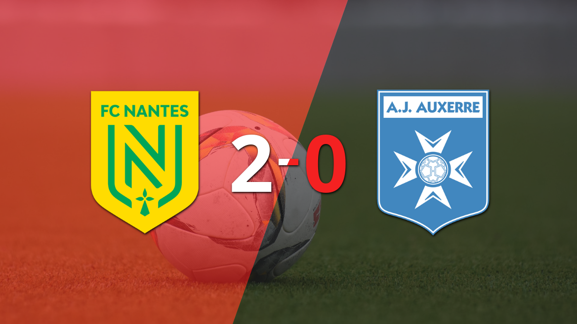 Derrota de Auxerre por 2-0 en su visita a Nantes