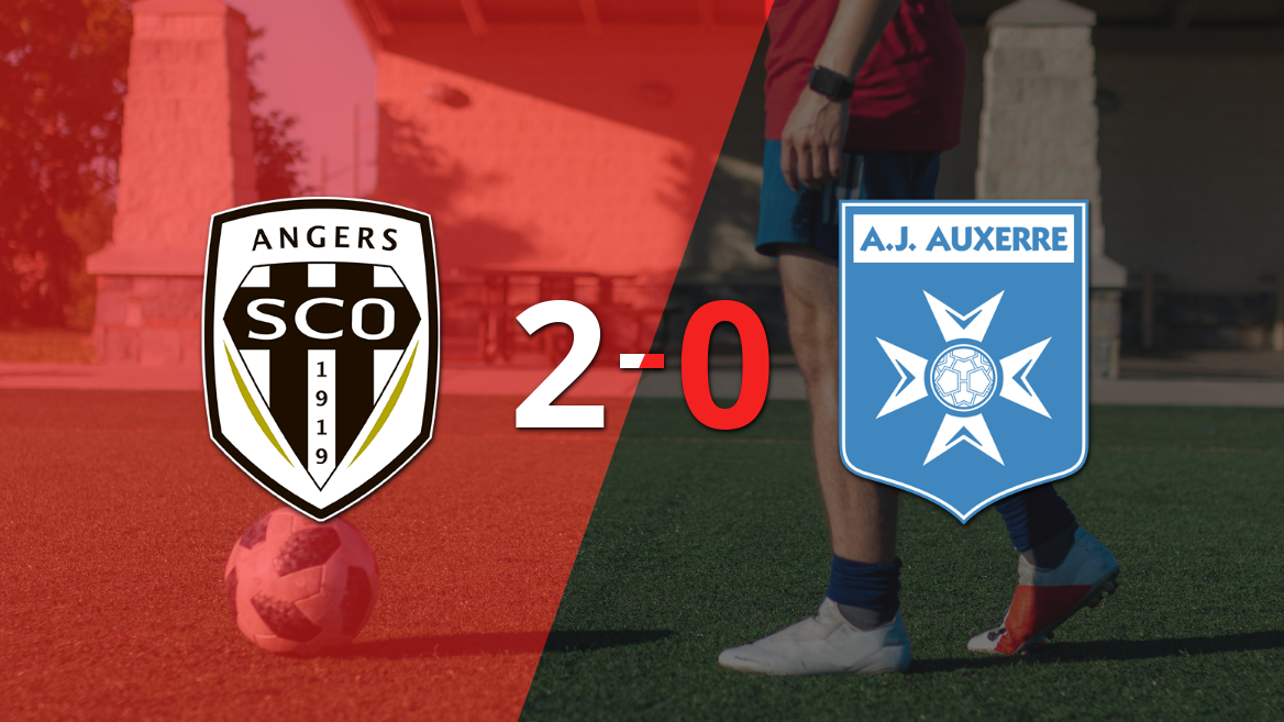 Con dos goles, Angers se impuso a Auxerre en el estadio Raymond-Kopa