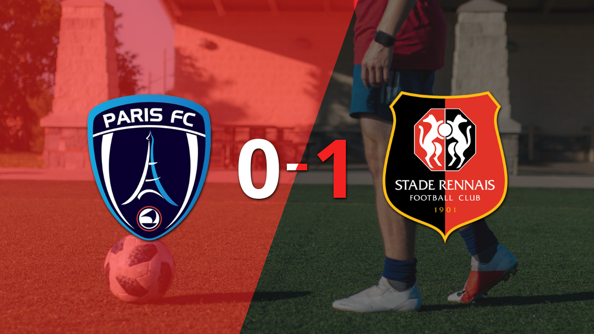 Solitario gol le da triunfo 1-0 a Stade Rennes sobre Paris FC