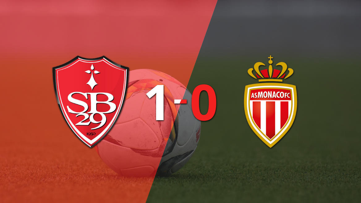 Apretada victoria de Stade Brestois frente a Mónaco