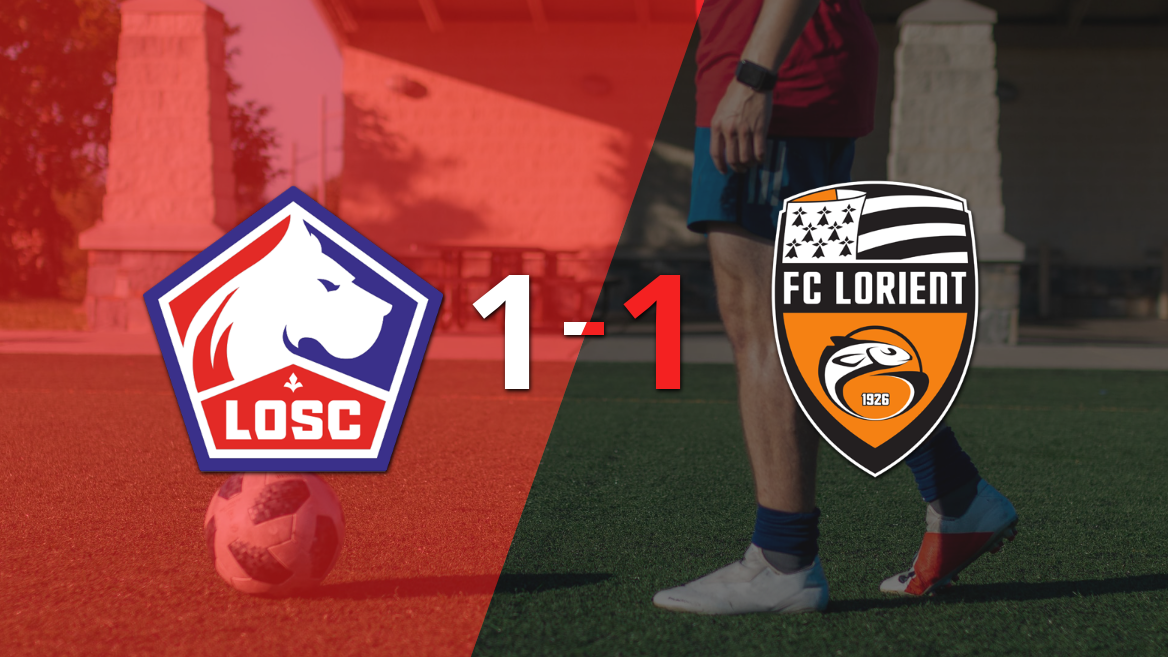Empate agónico de Lorient ante Lille con un decisivo gol de Arthur Avom Ebong