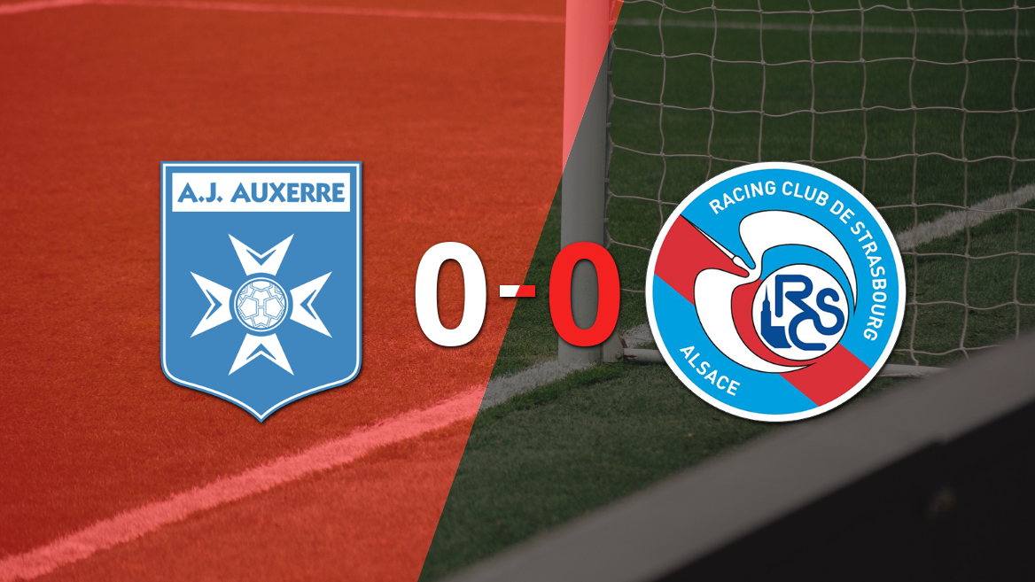 Auxerre no pudo con RC Strasbourg y empataron sin goles