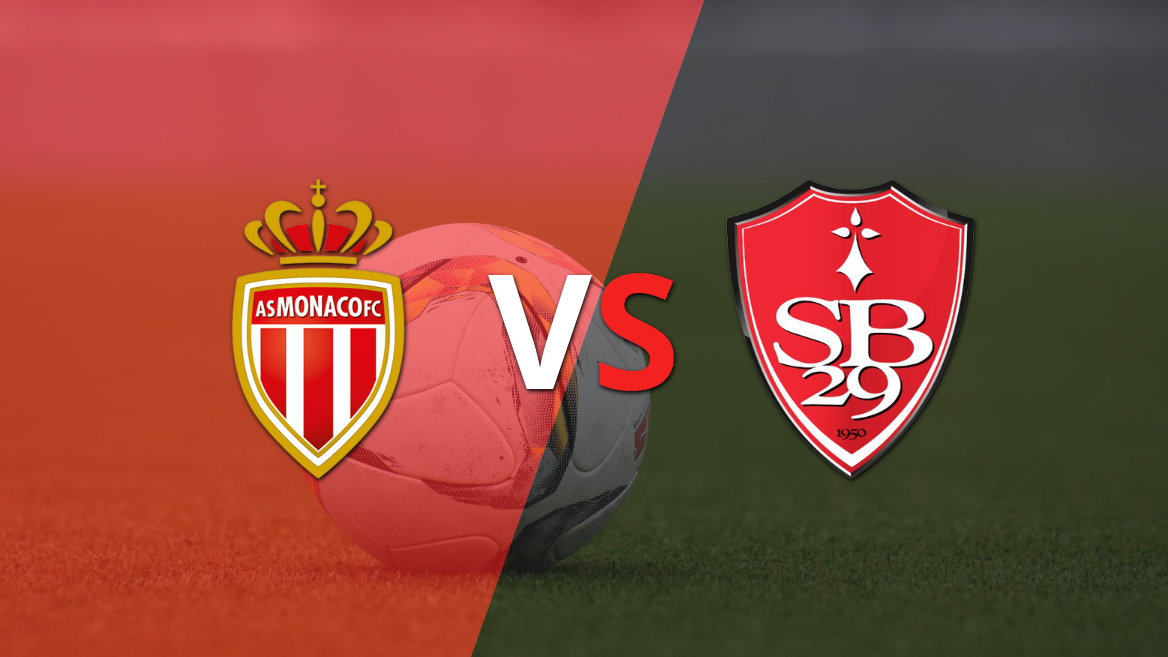 Mónaco quiere mantener su racha frente Stade Brestois