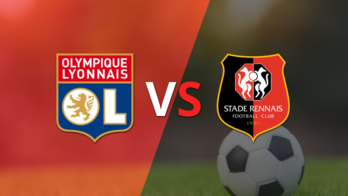 Olympique Lyon luchará para seguir con su racha positiva ante su rival Stade Rennes