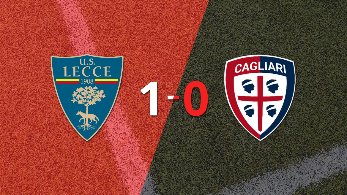 Lecce derrotó 1-0 a Cagliari