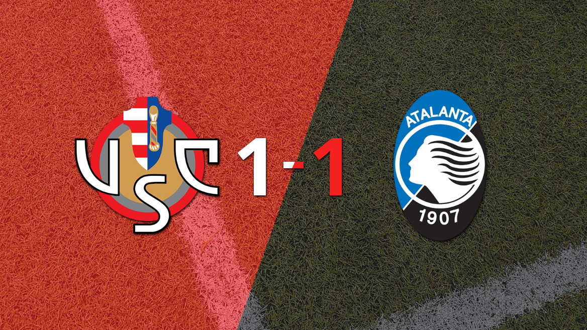 Cremonese y Atalanta empataron 1 a 1