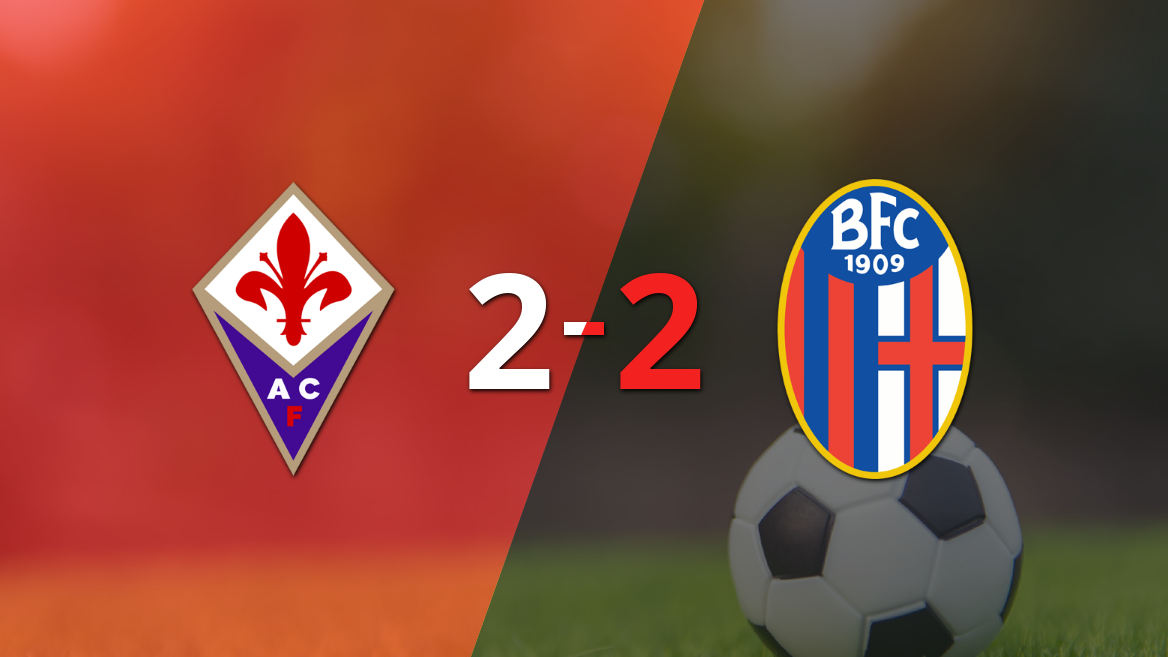 Fiorentina saca agónico empate ante Bologna con penal de Moise Kean