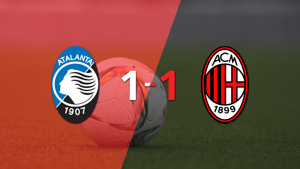 Reparto de puntos en el empate a uno entre Atalanta y Milan