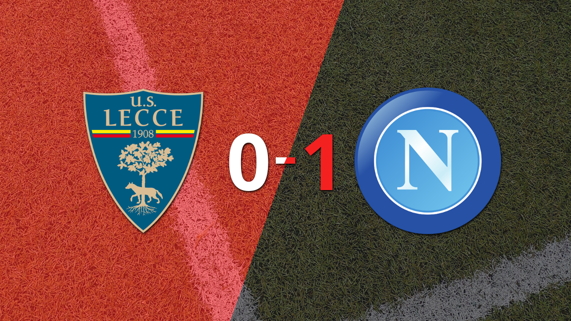 Napoli ganó por 1-0 a Lecce con el gol de Frank Anguissa