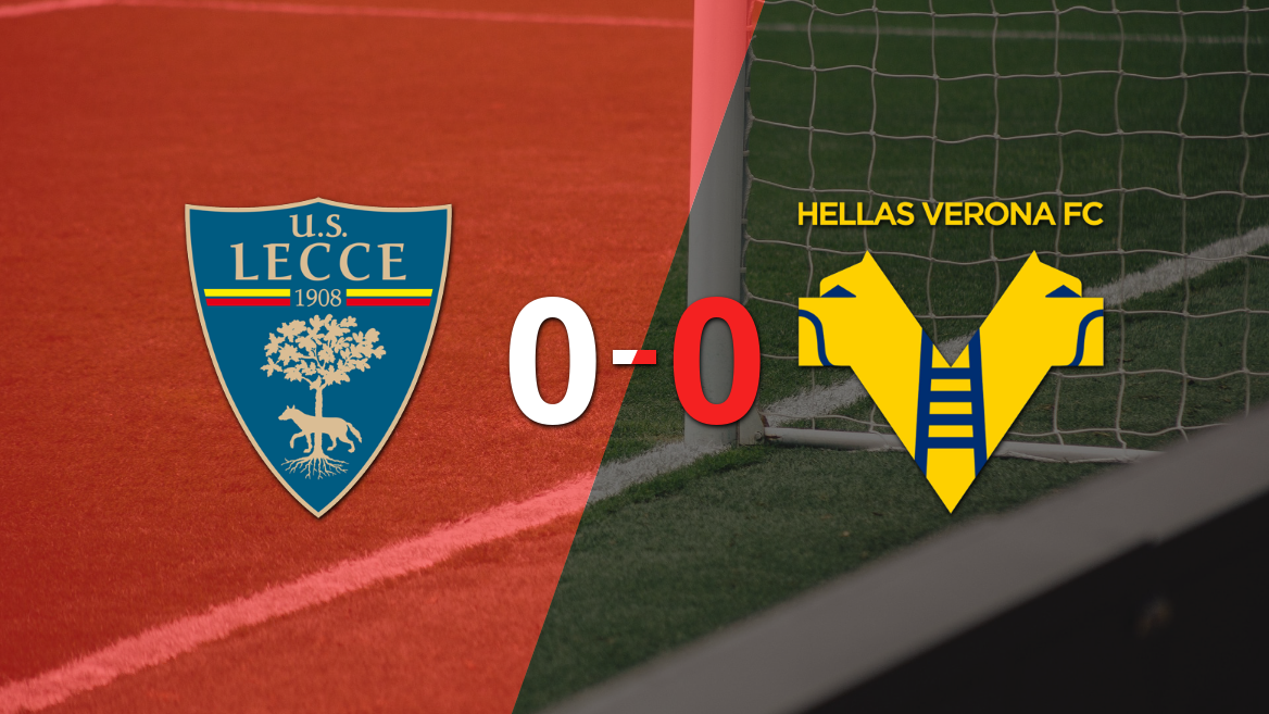 Lecce no pudo con Hellas Verona y empataron sin goles