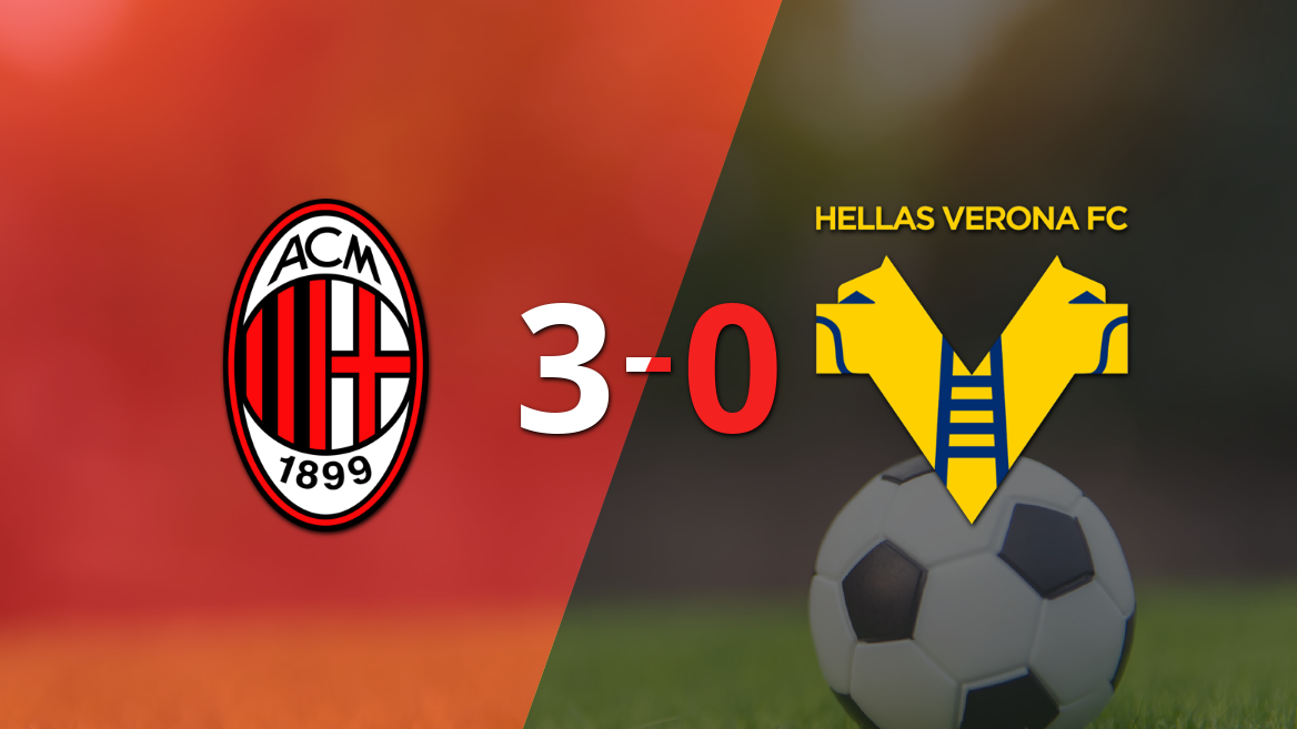 Christopher Nkunku impulsó la victoria 3-0 de Milan frente a Hellas Verona con dos goles