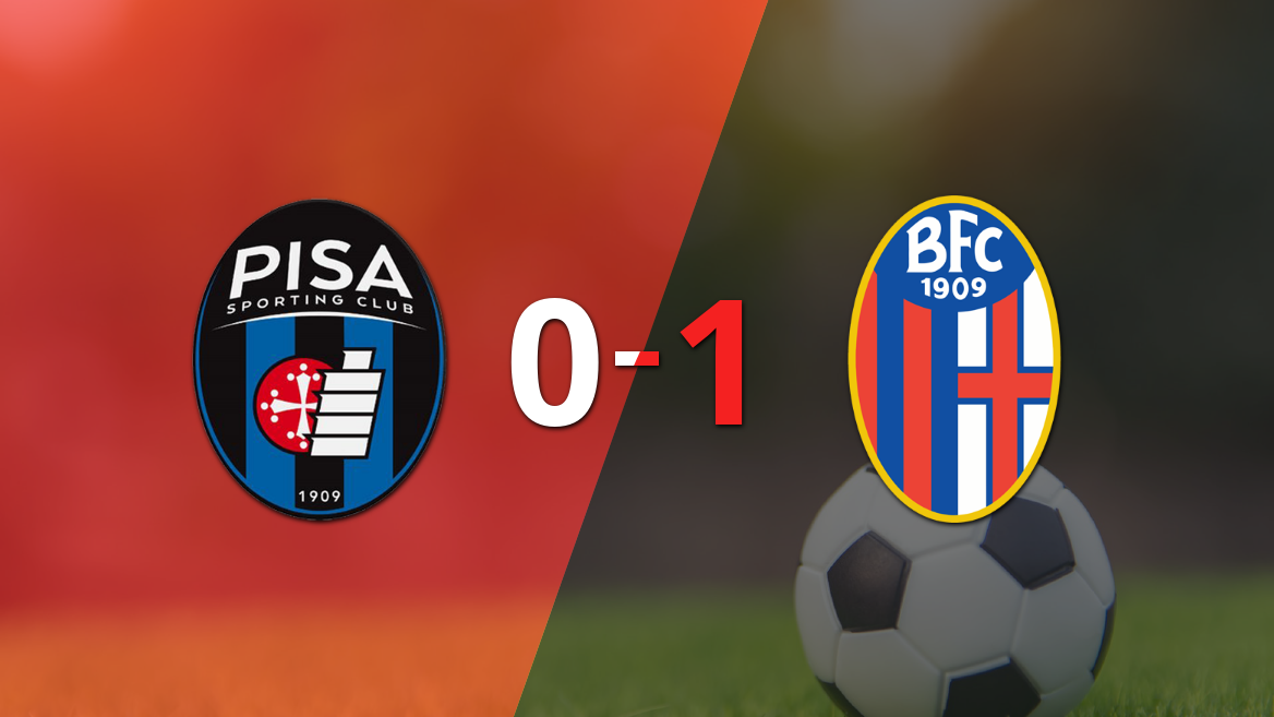 Pisa cayó frente a Bologna 1-0 con un gol agónico de Jens Odgaard
