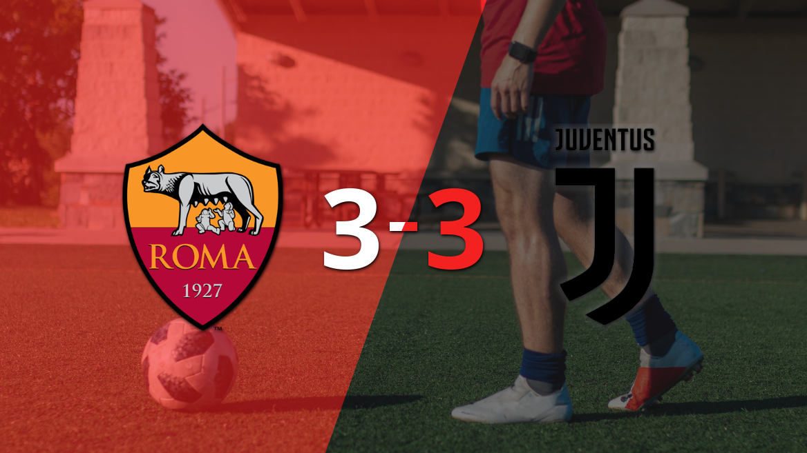 Empate agónico de Juventus ante Roma con un decisivo gol de Federico Gatti