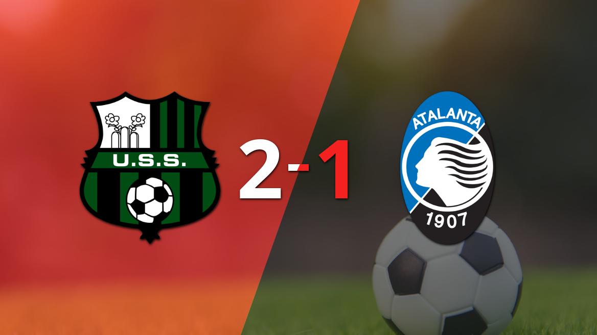 Con un gol agónico, Sassuolo venció a Atalanta por 2 a 1
