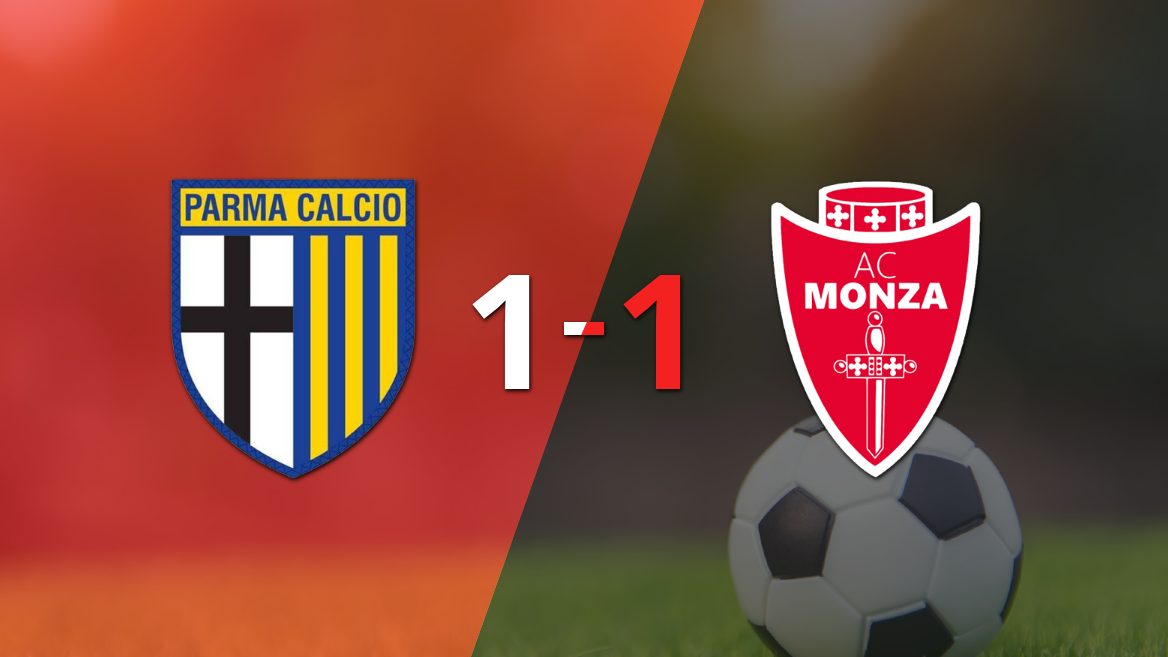 Empate a uno entre Parma y Monza