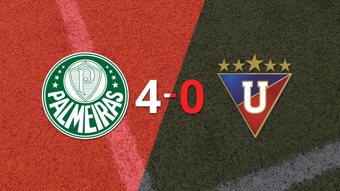 Palmeiras revirtió la serie, venció a Liga de Quito y avanzó a  la final  Palmeiras revirtió la serie, venció a Liga de Quito y avanzó a  la final