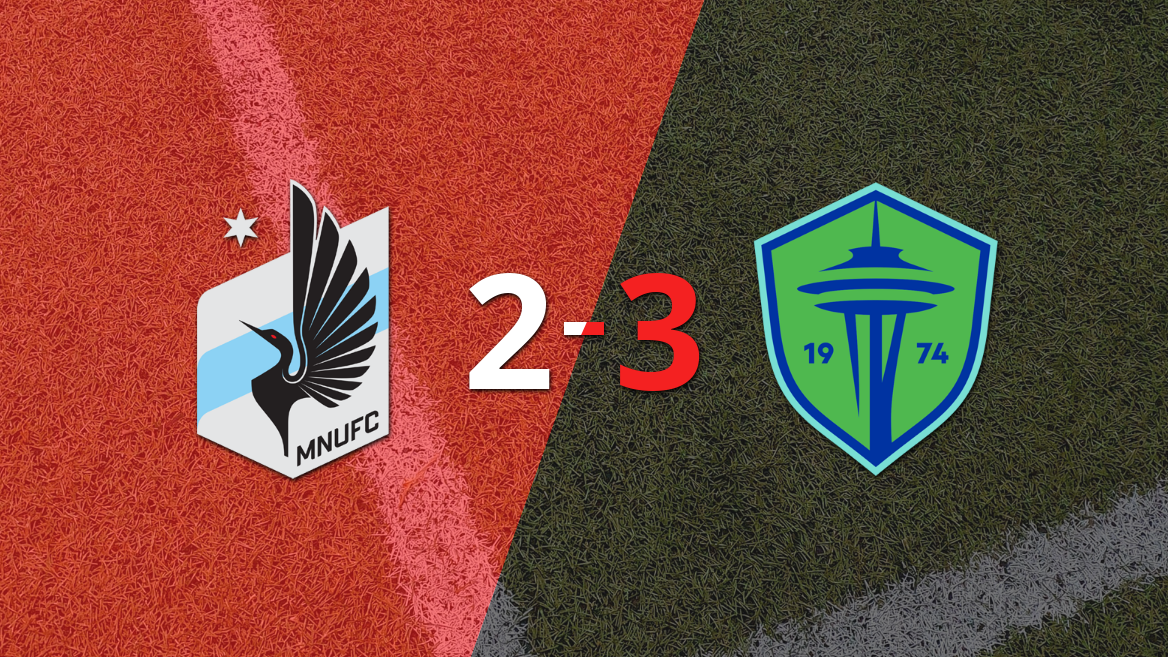 El doblete de Kelvin Yeaboah no fue suficiente y Minnesota United cayó ante Seattle Sounders