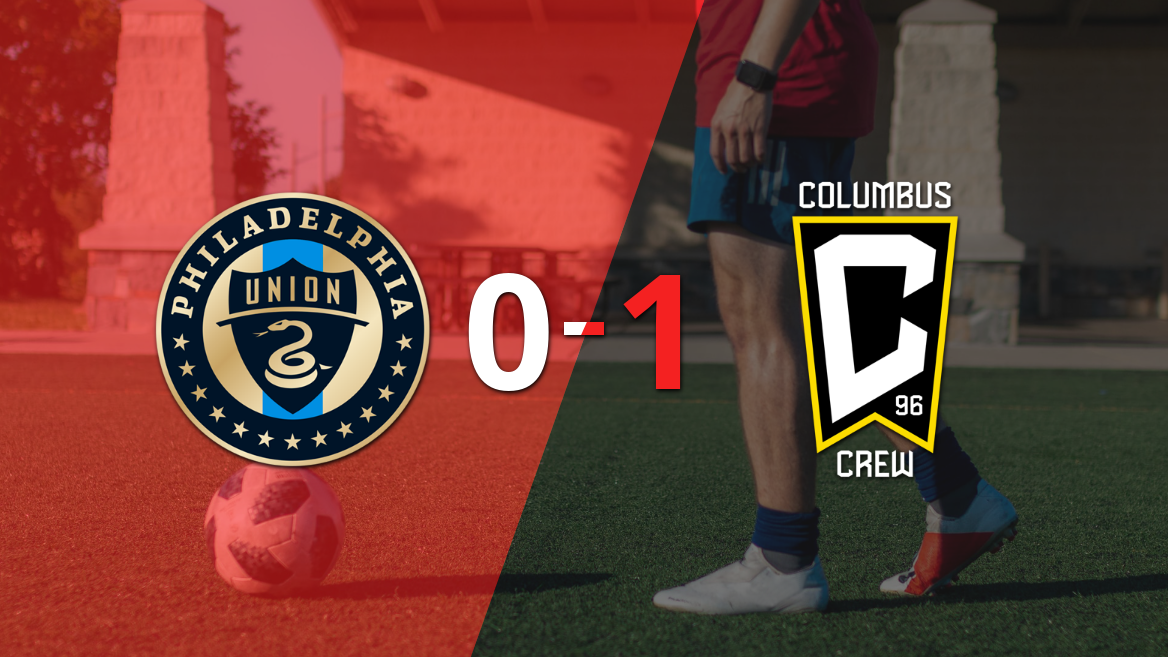 Solitario gol le da triunfo 1-0 a Columbus Crew sobre Philadelphia Union