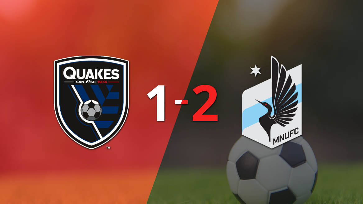 Doblete de Bongokuhle Hlongwane guió el triunfo de Minnesota United sobre San José Earthquakes