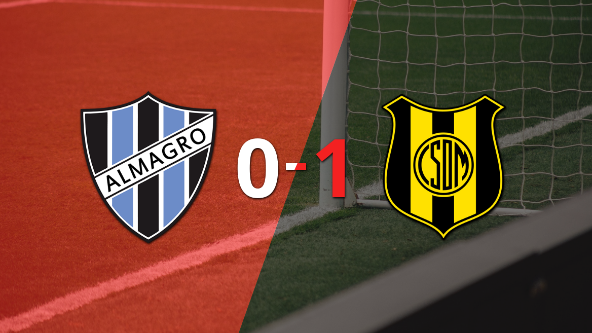 Almagro sufrió una derrota por 1-0 ante Dep. Madryn con el gol de Jonatan Palacio