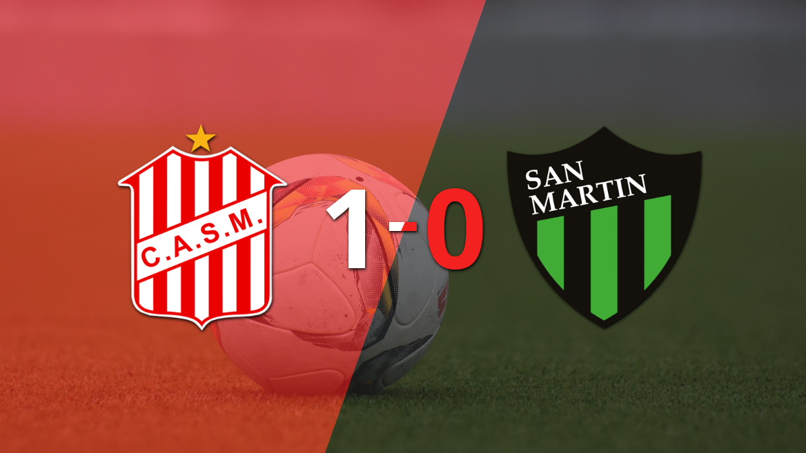 San Martín (T) venció a San Martín (SJ) 1 a 0 en el estadio la Ciudadela