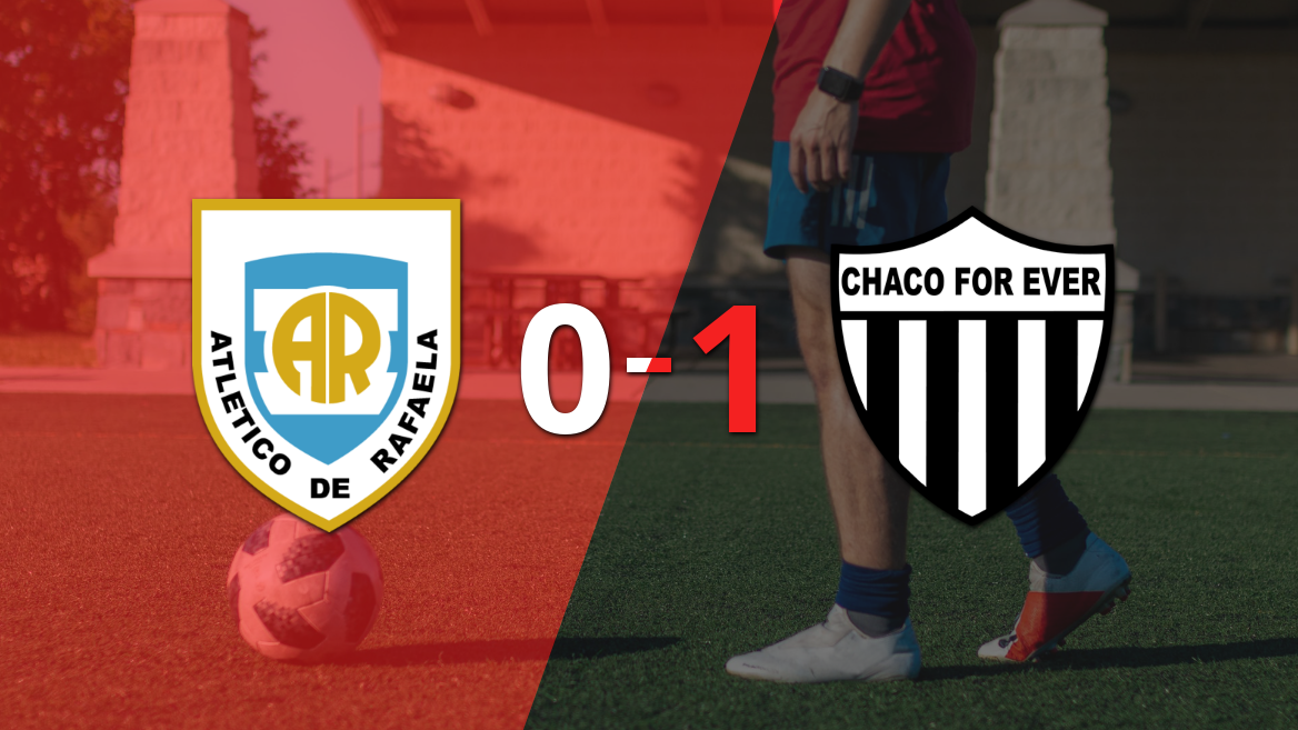 A Chaco For Ever no le sobró nada, pero venció a Atlético Rafaela por 1 a 0