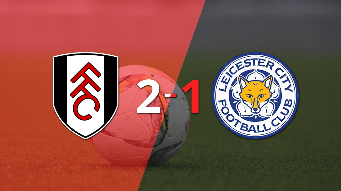 Leicester City no pudo con Fulham y perdió 2 a 1