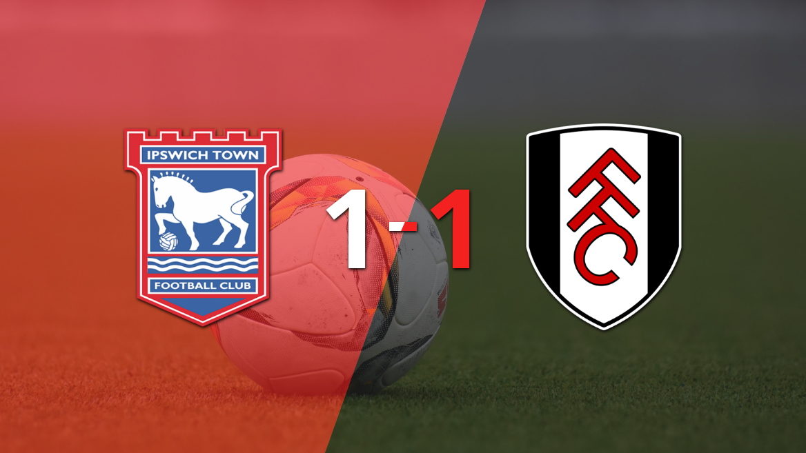 Ipswich Town y Fulham igualaron 1 a 1