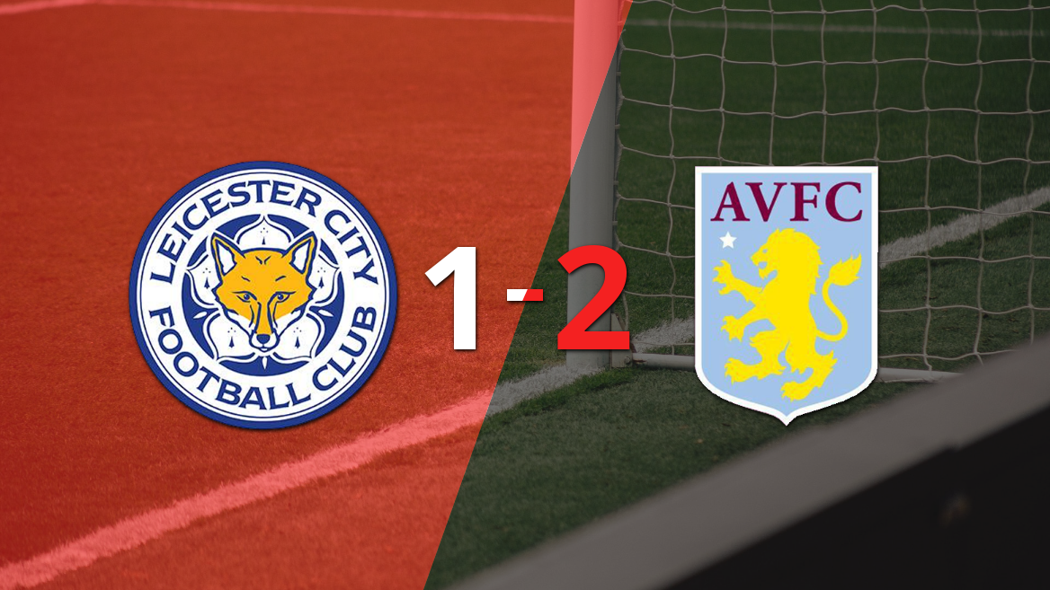 Leicester City se quedó con las manos vacías ante Aston Villa y perdió por 2 a 1