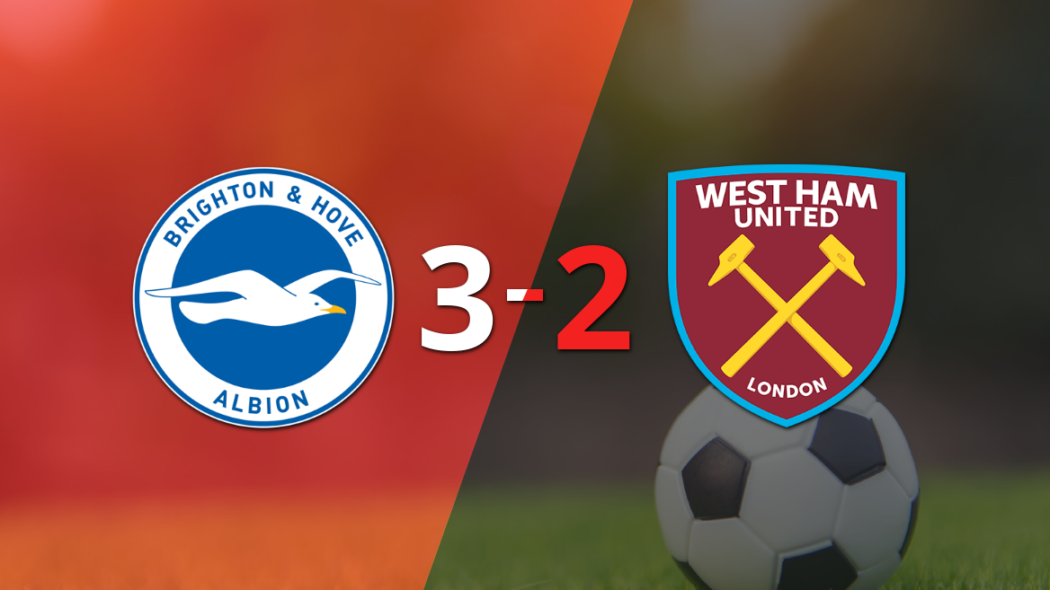 Inglaterra - Premier League: Brighton and Hove vs West Ham United Fecha 34