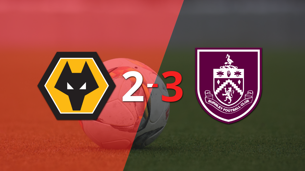 Zian Flemming sentenció el triunfo agónico 3-2 de Burnley ante Wolverhampton con doblete