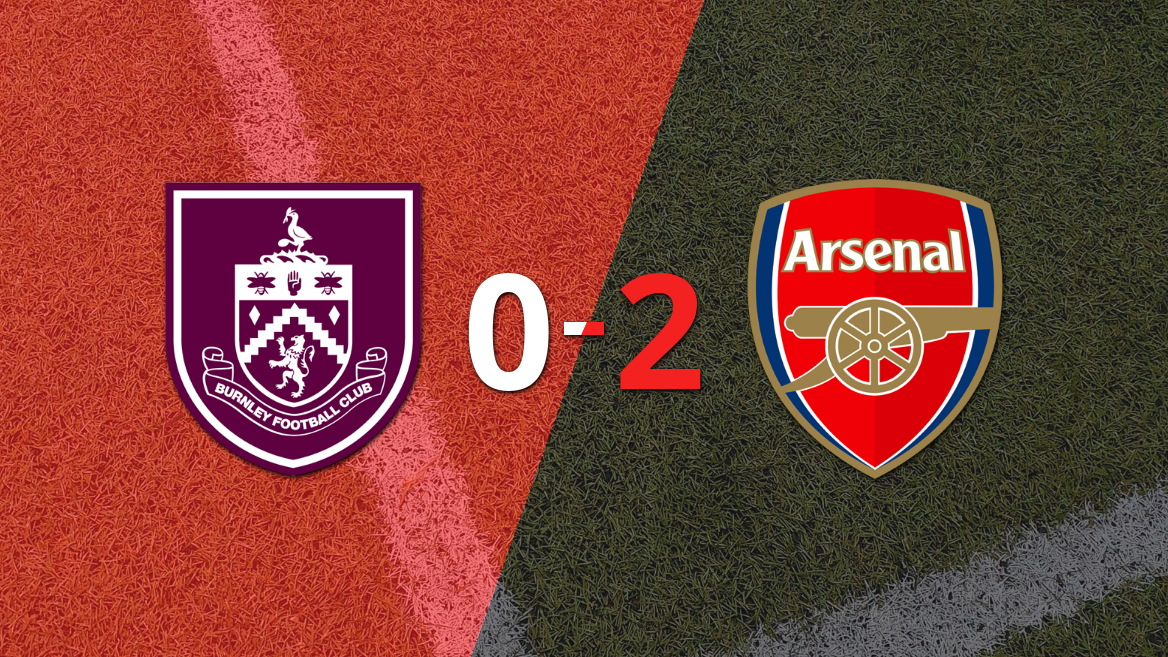 Burnley sucumbe ante Arsenal y pierde por 2 a 0