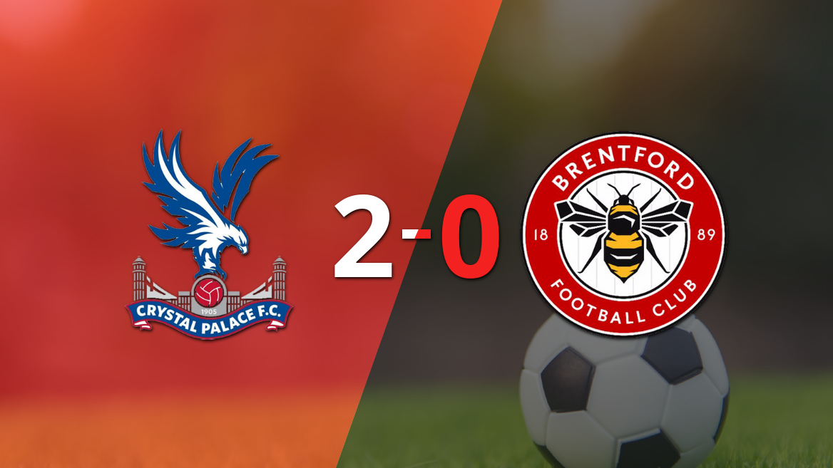 Crystal Palace marcó dos veces en la victoria ante Brentford en el estadio Selhurst Park