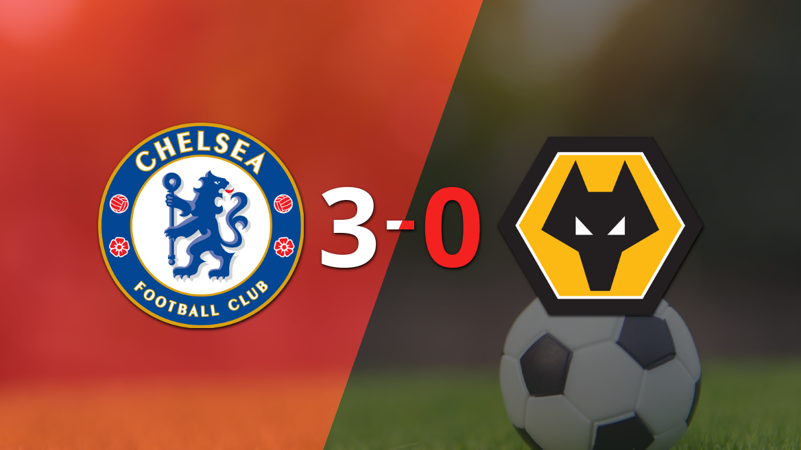 Goleada de Chelsea 3 a 0 sobre Wolverhampton