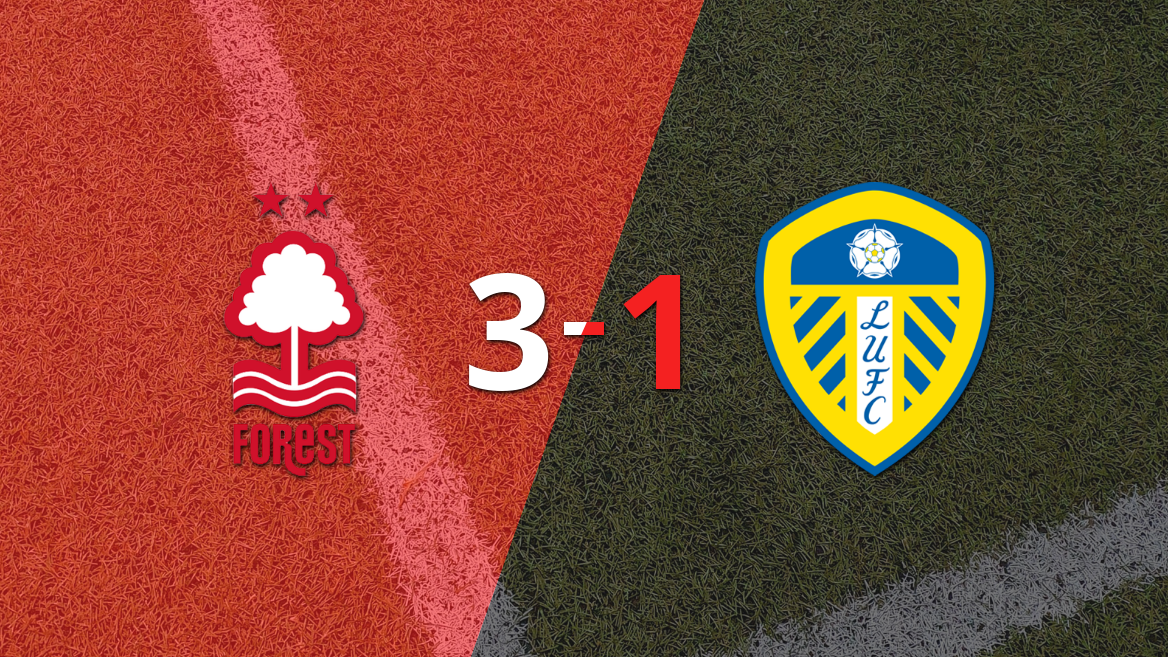 Nottingham Forest le dio vuelta el partido a Leeds United con un 3-1