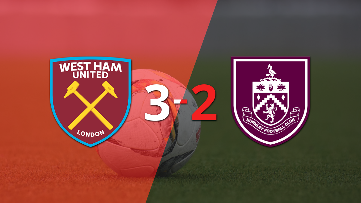 Vibrante 3-2 en el triunfo de West Ham United sobre Burnley