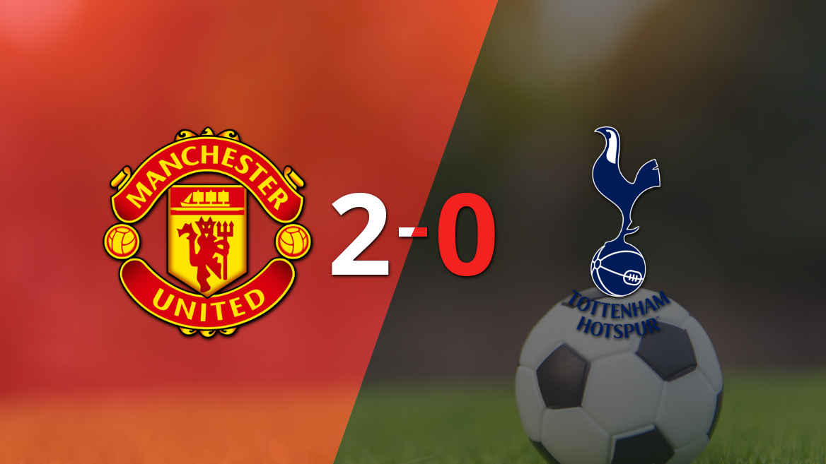 Manchester United dominó a Tottenham con un 2-0 en un partido electrizante